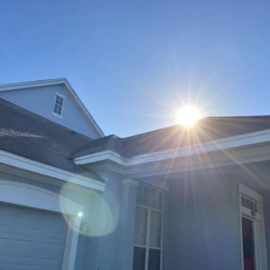 Shingles degraded by Florida sun and heat