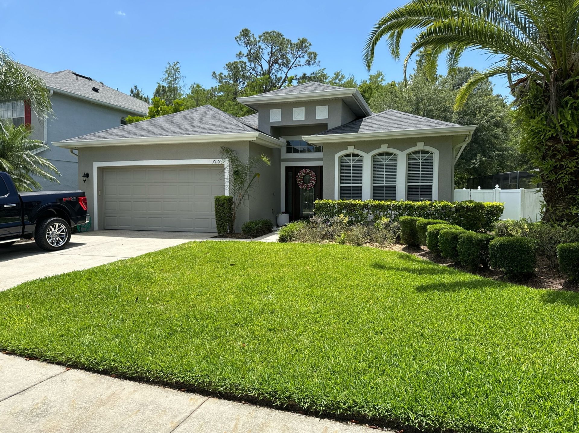 Central Florida home with a finished shingle roof