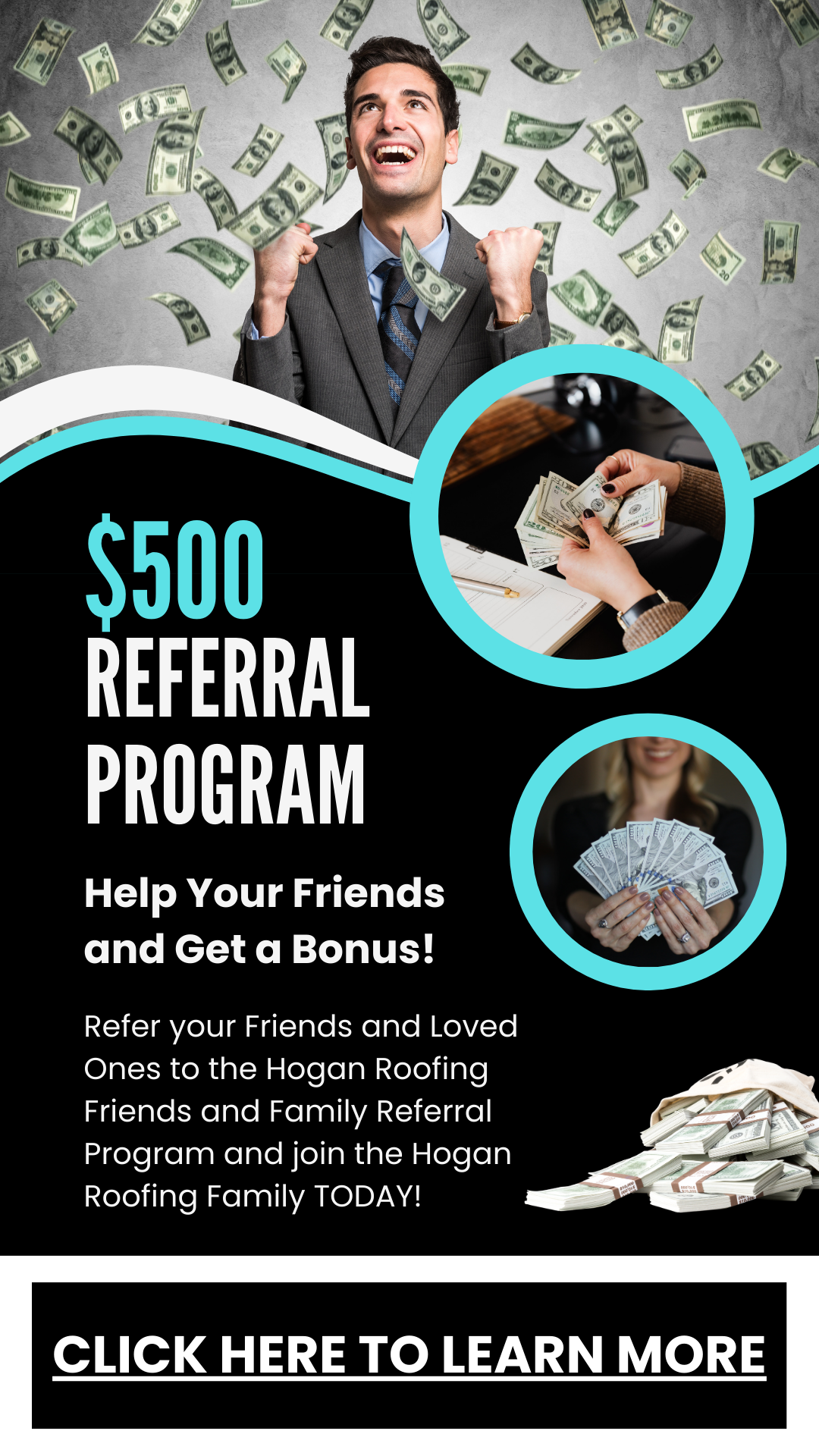 Referral Program Hogan Roofing Contractor Company Orlando